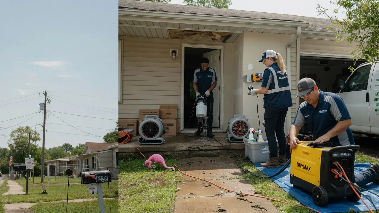 Storm Damage Water Removal in La Loma, NM near me